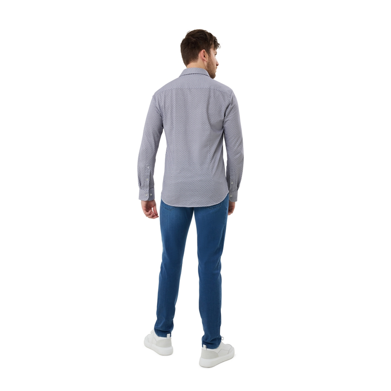 Heren Overhemd GC-P25202 Gardeur Collectie NAVY