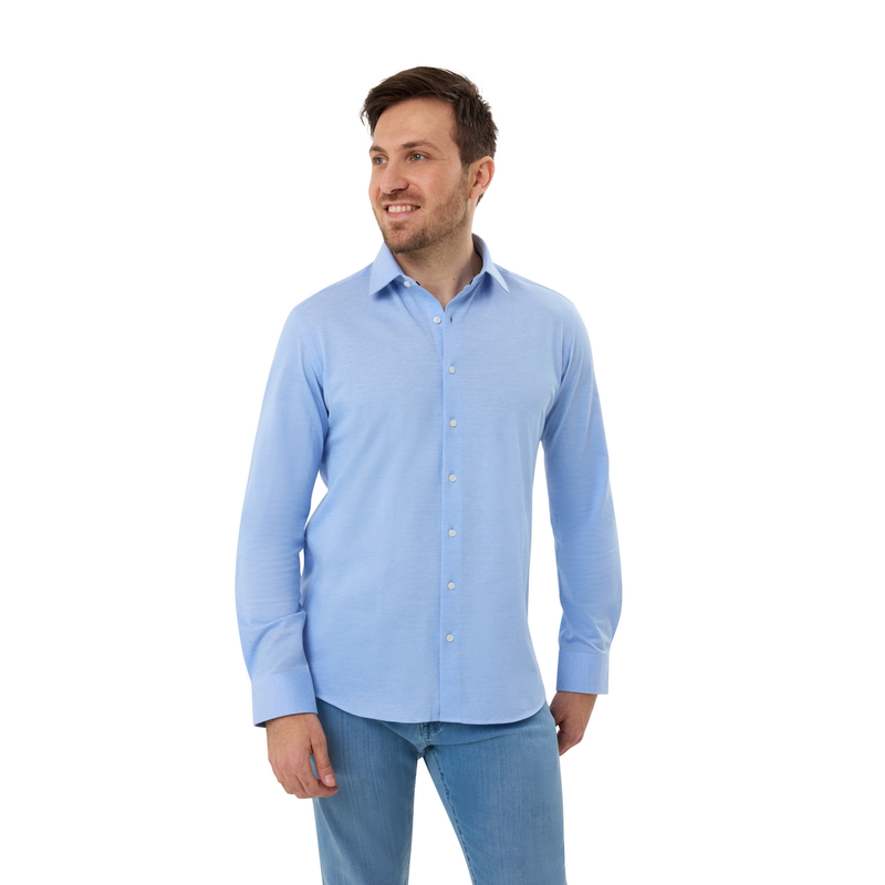 Heren Overhemd GC-U25701 Gardeur Collectie BLEU