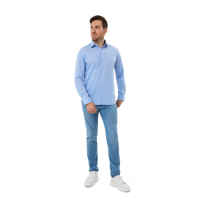 Heren Overhemd GC-U25701 Gardeur Collectie BLEU