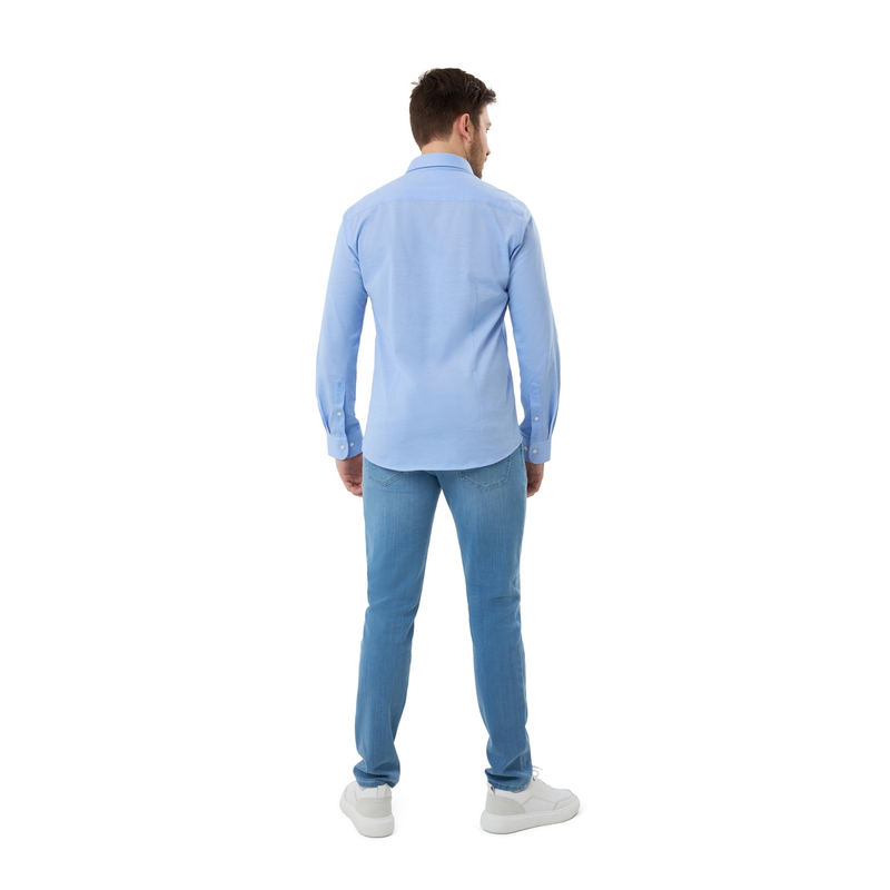 Heren Overhemd GC-U25701 Gardeur Collectie BLEU
