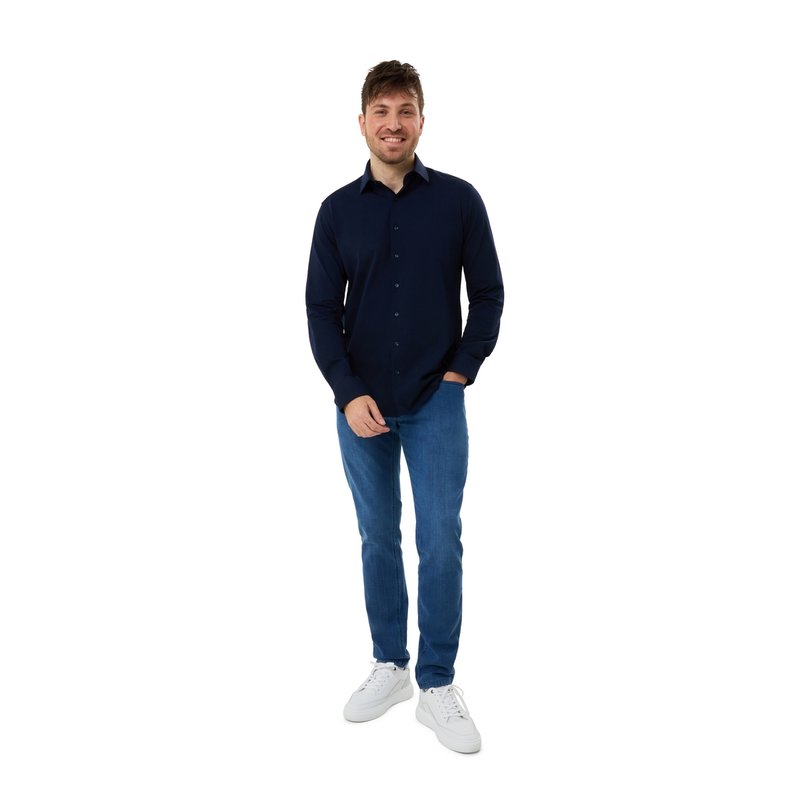 Heren Overhemd GC-U25702 Gardeur Collectie NAVY