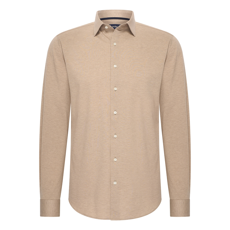 Heren Overhemd GC-U25703 Gardeur Collectie ZAND