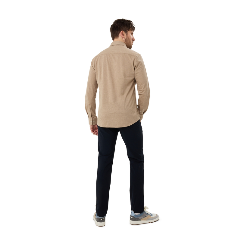 Heren Overhemd GC-U25703 Gardeur Collectie ZAND