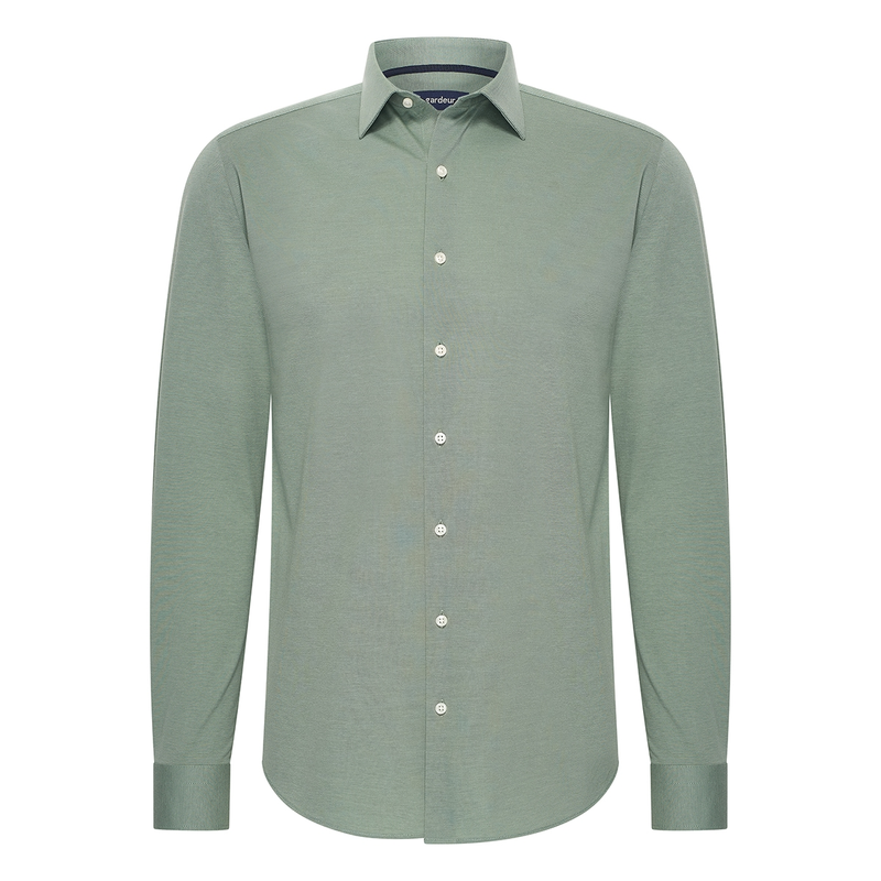 Heren Overhemd GC-U25704 Gardeur Collectie GROEN