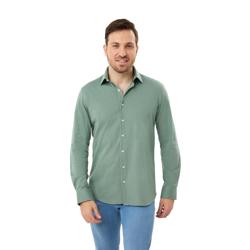 Heren Overhemd GC-U25704 Gardeur Collectie GROEN