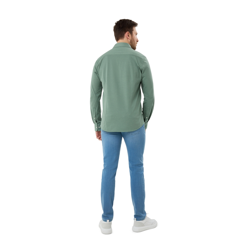 Heren Overhemd GC-U25704 Gardeur Collectie GROEN