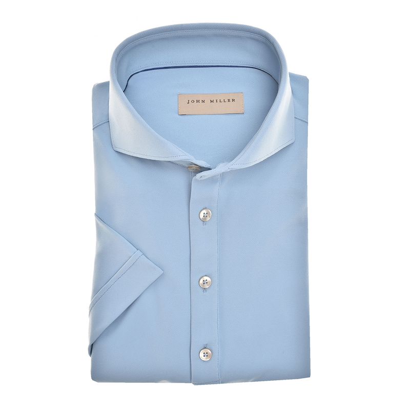 Heren Overhemd JM24017 SFP0 John Miller BLEU