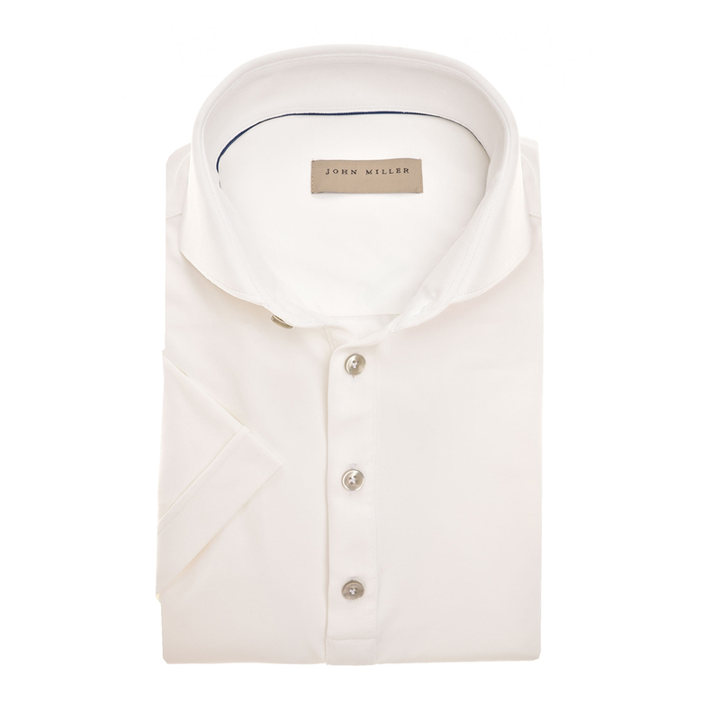 Heren Overhemd JM24017 SFP0 John Miller OFF-WHITE
