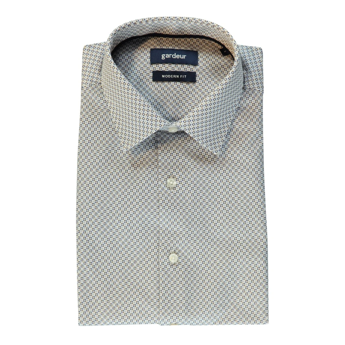 Gardeur Collectie Heren Overhemd Knit print 24E Van Uffelen Mode