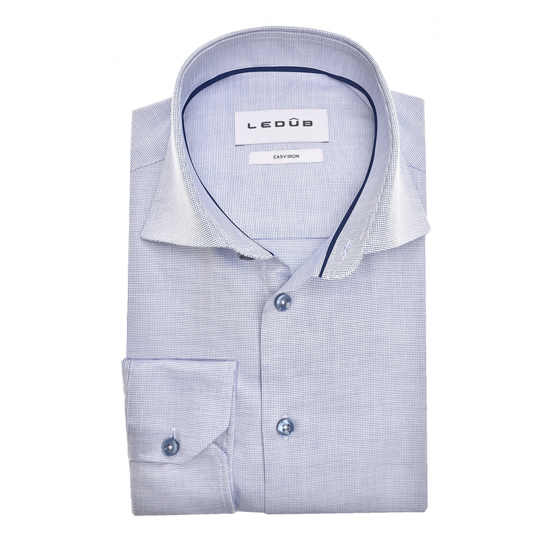Heren Overhemd LE24204 MFN5 Ledub NAVY