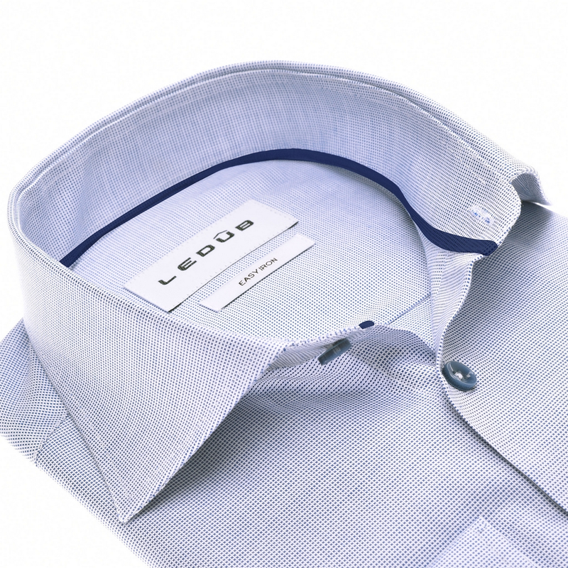 Heren Overhemd LE24204 MFN5 Ledub NAVY