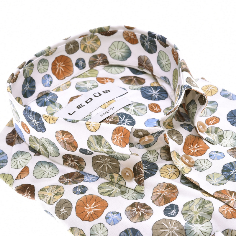 Heren Overhemd LE24207 MFN5 Ledub TAUPE