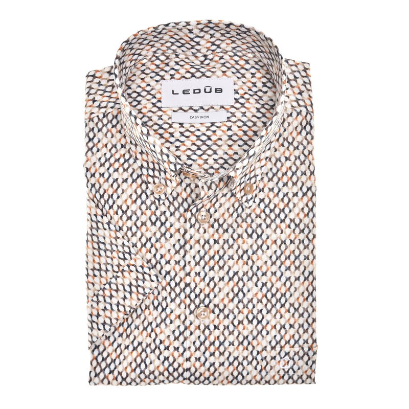 Heren Overhemd LE24311 MFN0 Ledub BEIGE