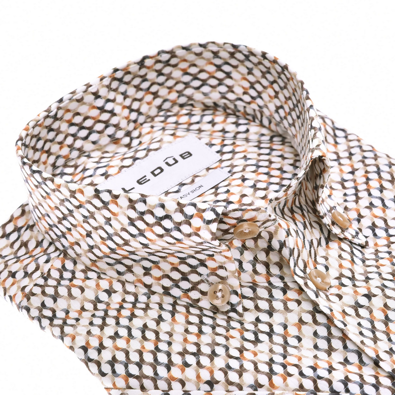 Heren Overhemd LE24311 MFN0 Ledub BEIGE
