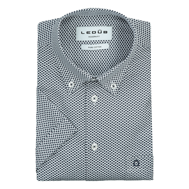 Heren Overhemd LE24311 MFN0 Ledub NAVY
