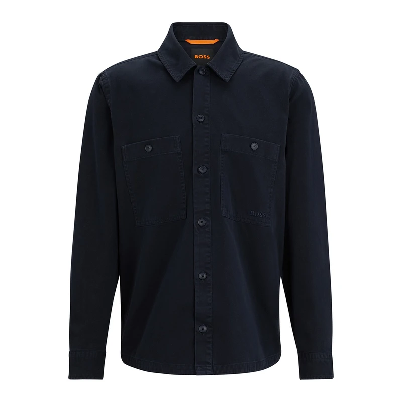 Heren Overhemd Locky_1 10249847 02 BOSS NAVY
