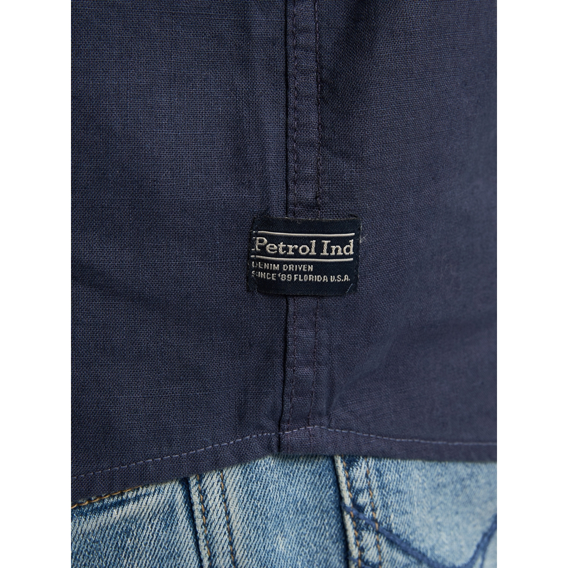 Heren Overhemd M-1050-SIS414 Petrol NAVY