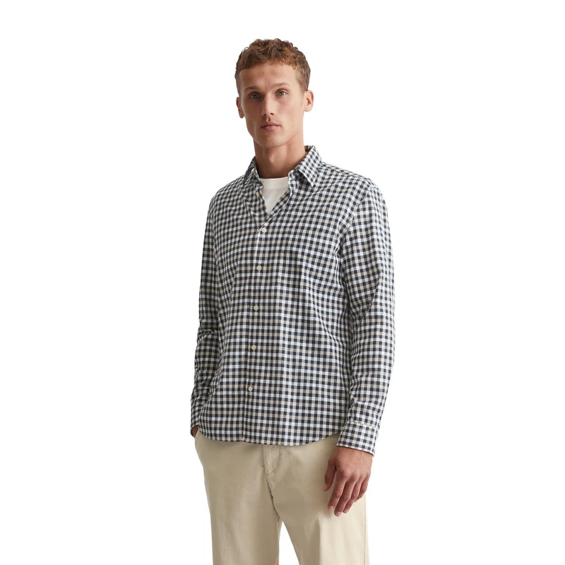 Heren Overhemd M20724542090 Marc O'Polo NAVY