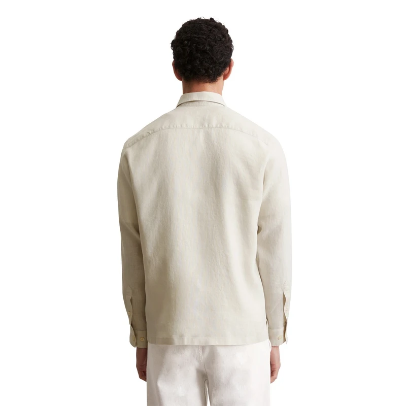 Heren Overhemd M23735342082 Marc O'Polo LICHT GRIJS