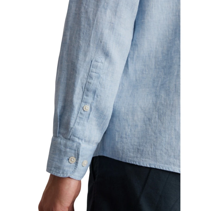 Heren Overhemd M23744742460 Marc O'Polo WIT DESSIN