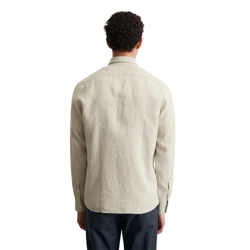 Heren Overhemd M23744742460 Marc O'Polo BRUIN DESSIN