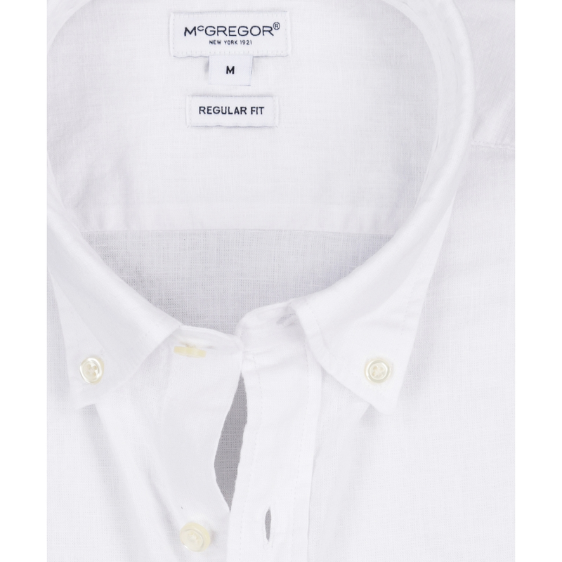 Heren Overhemd MM.251.6001.06.9000 Mc Gregor Wit