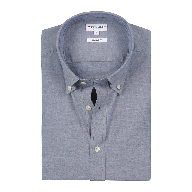 Heren Overhemd MM241.6001.01 Mc Gregor NAVY