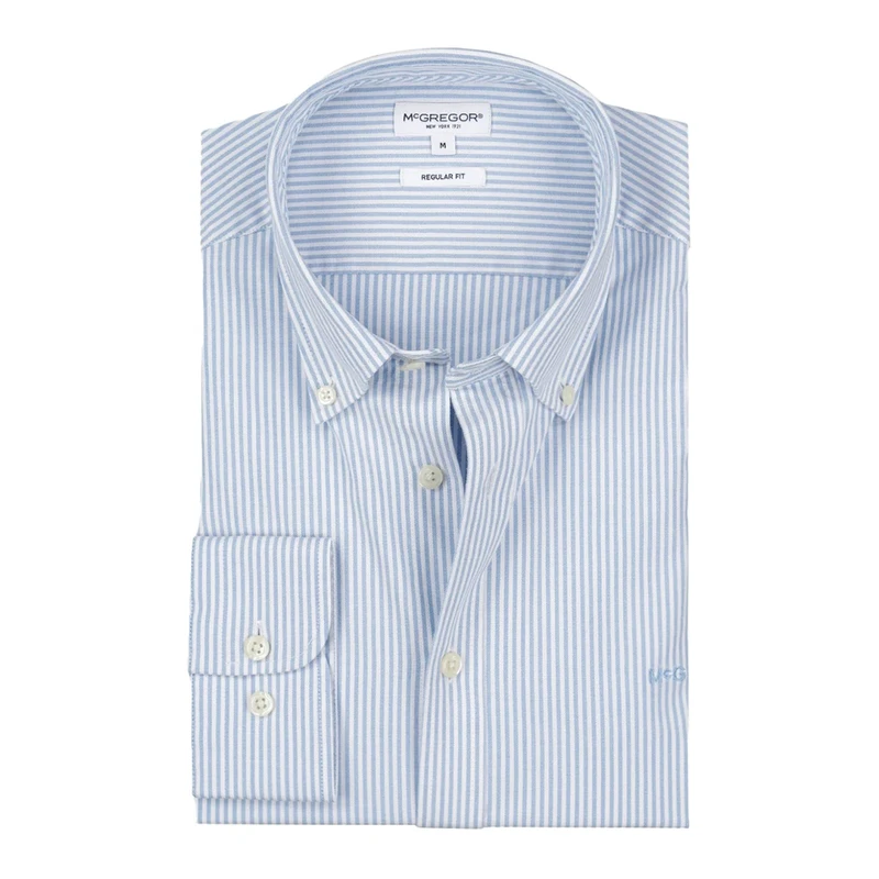 Heren Overhemd MM241.6001.02 Mc Gregor BLEU