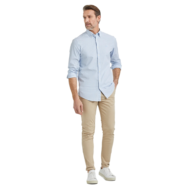 Heren Overhemd MM241.6001.02 Mc Gregor BLEU