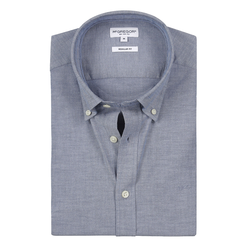 Heren Overhemd MM251.6001.01.2100 Mc Gregor NAVY