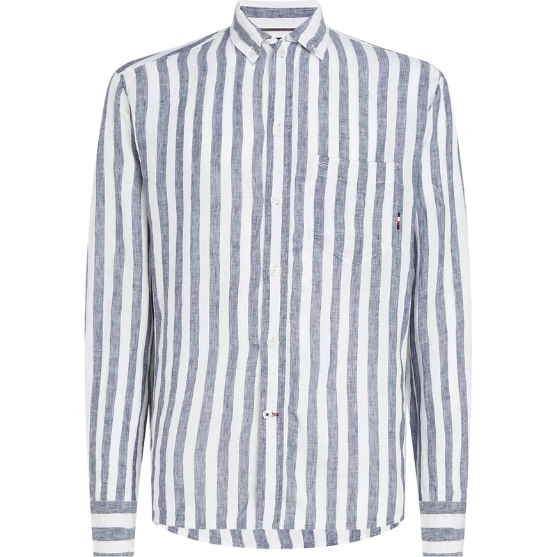 Heren Overhemd MW0MW30705 Tommy Hilfiger BLEU