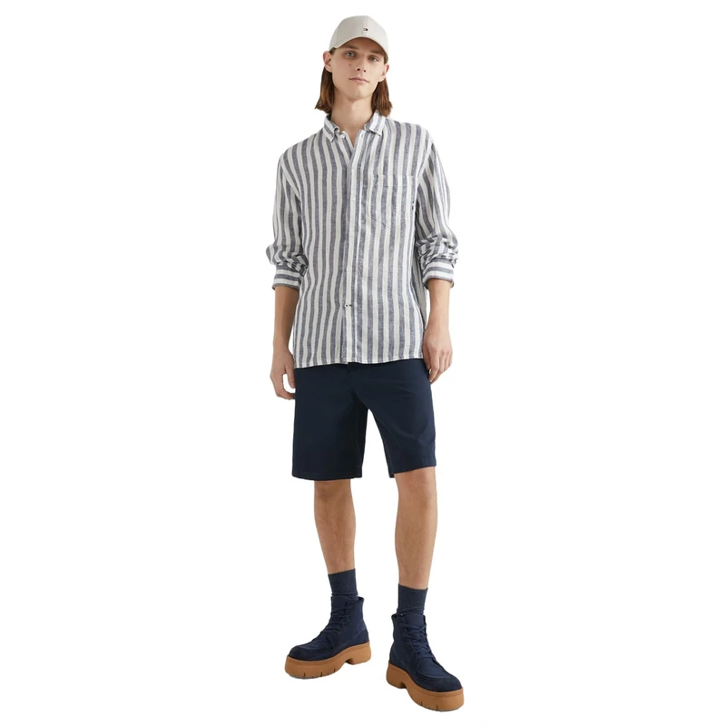 Heren Overhemd MW0MW30705 Tommy Hilfiger BLEU