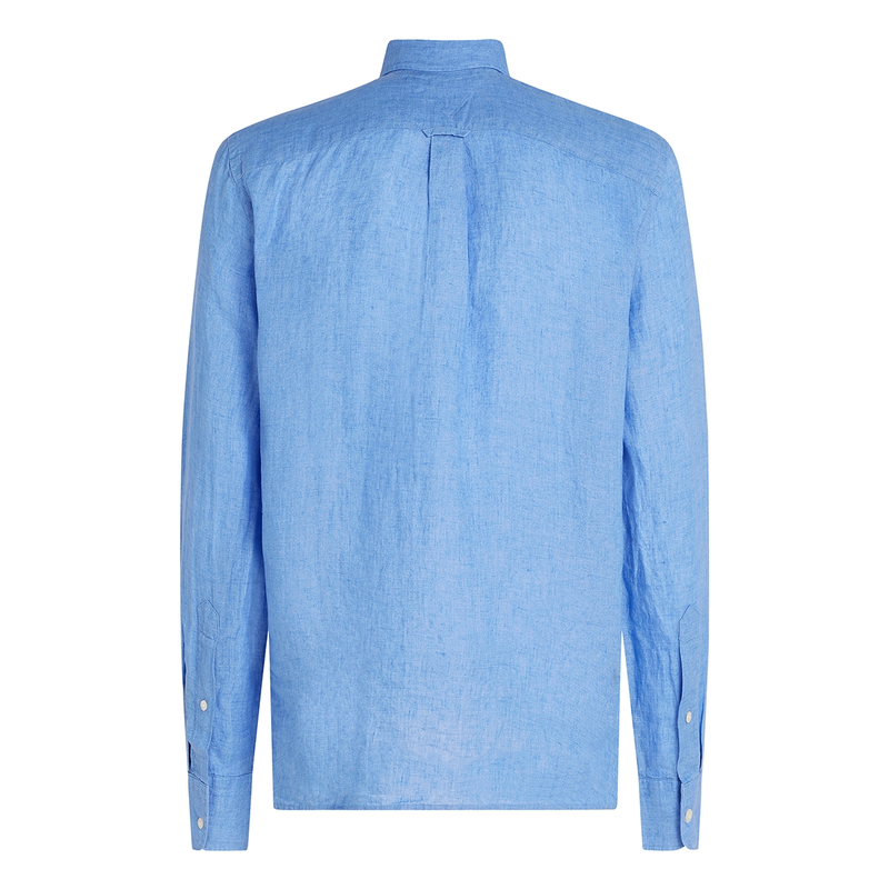 Heren Overhemd MW0MW34602C30 Tommy Hilfiger BLEU