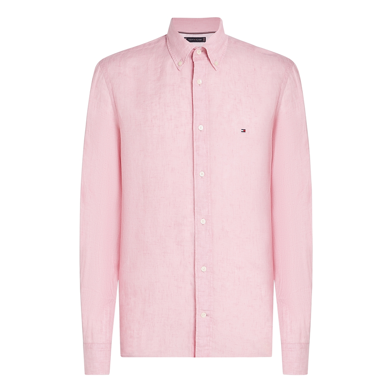 Heren Overhemd MW0MW34602TOL Tommy Hilfiger ROZE