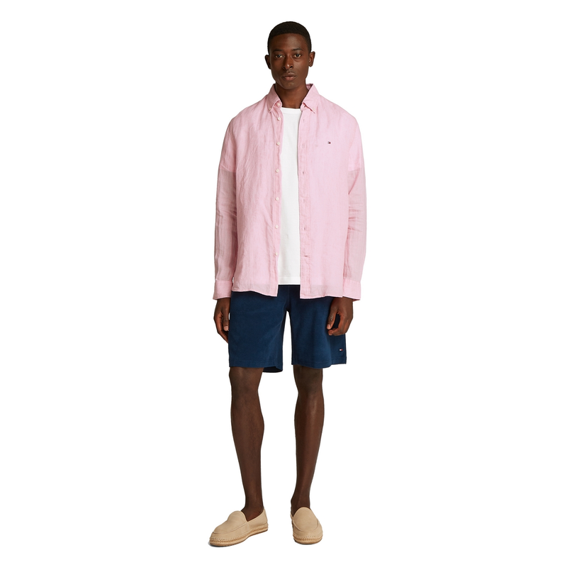 Heren Overhemd MW0MW34602TOL Tommy Hilfiger ROZE