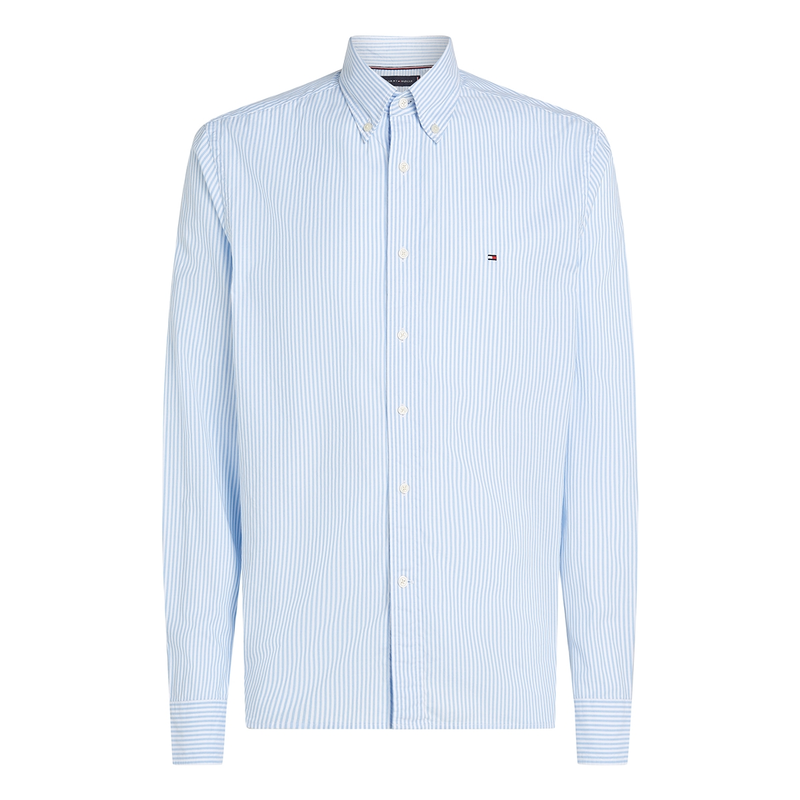 Heren Overhemd MW0MW375490A7 Tommy Hilfiger BLEU