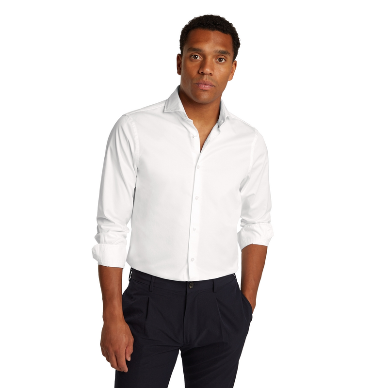 Heren Overhemd MW0MW37612YCF Tommy Hilfiger Wit