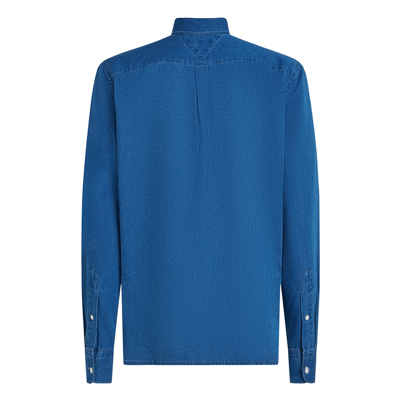 Heren Overhemd MW0MW381340GZ Tommy Hilfiger MIDDEN BLAUW