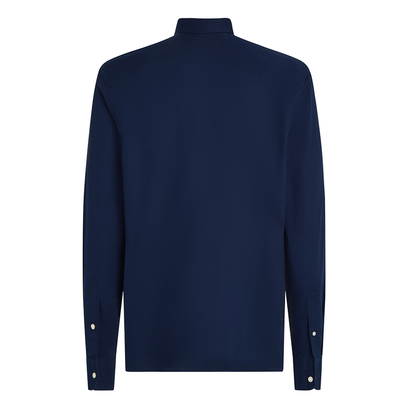 Heren Overhemd MW0MW38556DCC Tommy Hilfiger NAVY