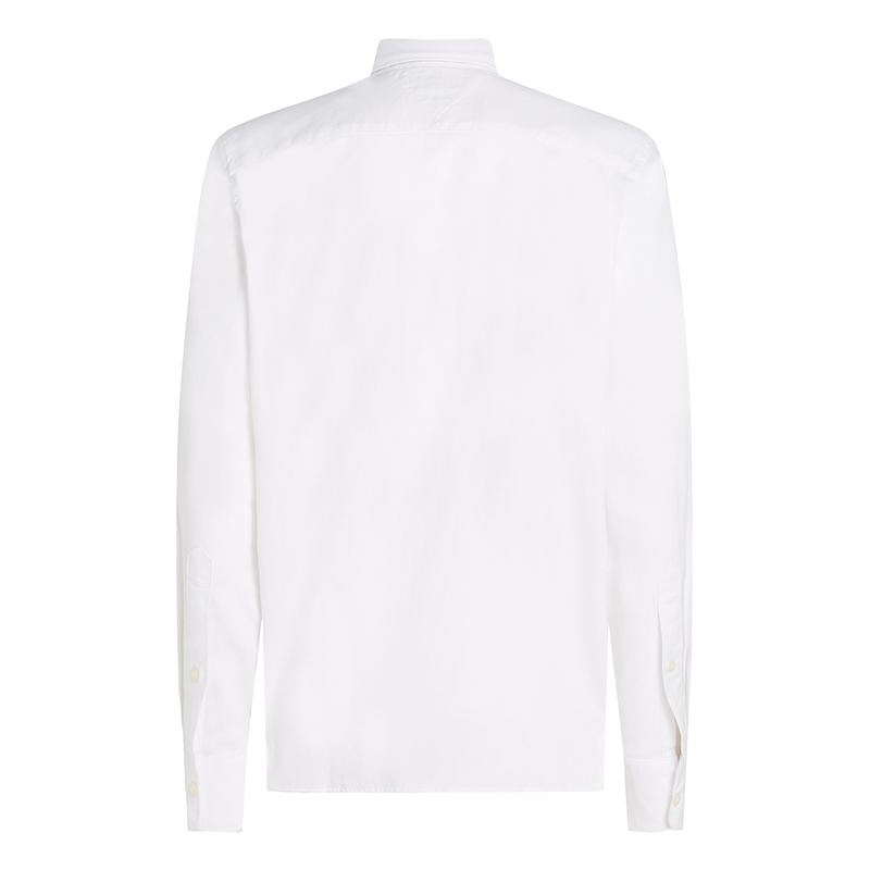 Heren Overhemd MW0MW38556YCF Tommy Hilfiger Wit