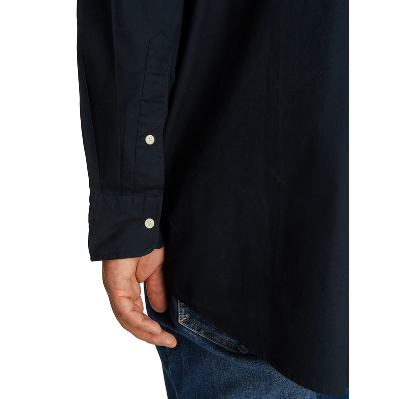 Heren Overhemd mw0mw39900 Tommy Hilfiger Big & Tall NAVY
