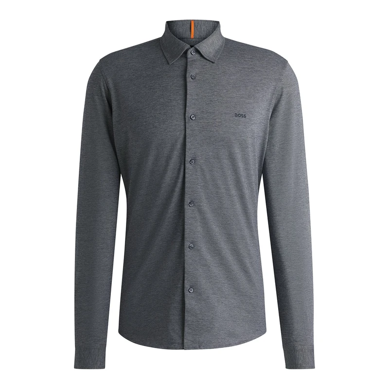 Heren Overhemd Mysoft_2_M 10260281 01 BOSS NAVY