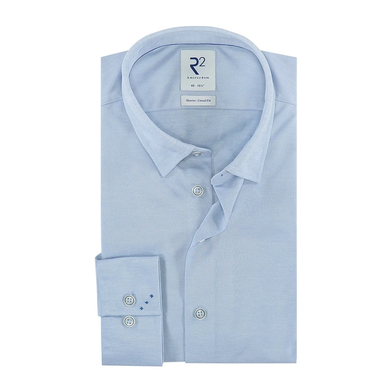 Heren Overhemd NOS.KNIT.002/018 R2 BLEU