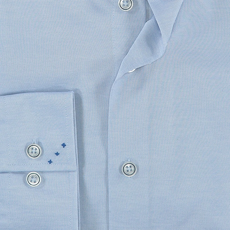 Heren Overhemd NOS.KNIT.002/018 R2 BLEU