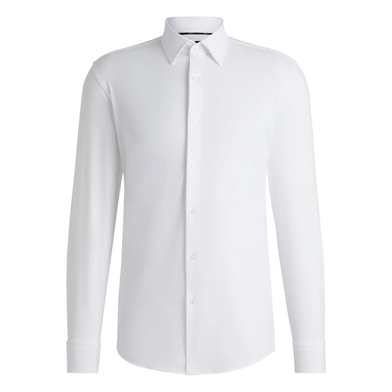 Heren Overhemd P-HANK-kent-C1-222 10248733 01 Boss Black Wit