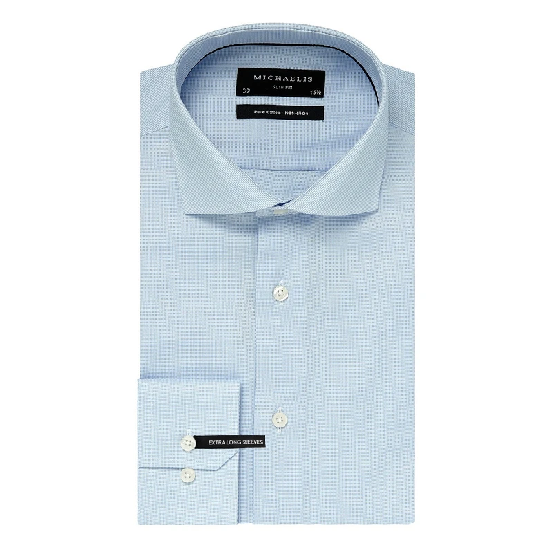 Heren Overhemd PM0H000014 ML7 Michaelis BLEU