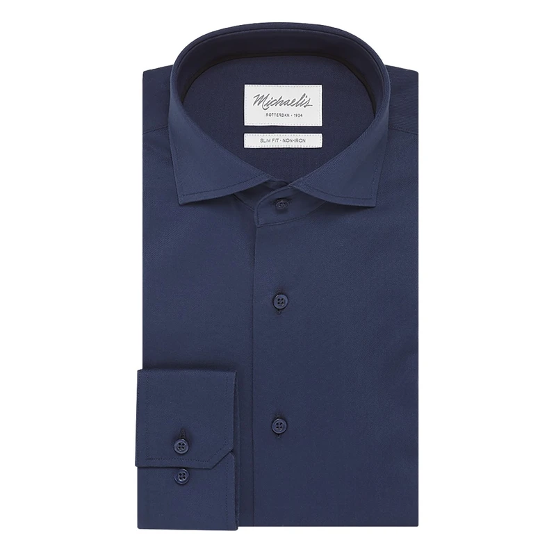 Heren Overhemd PM0H000023 Michaelis NAVY
