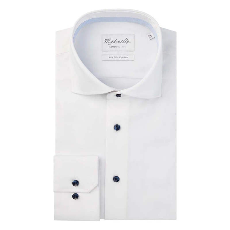 Heren Overhemd PM2H00001A Michaelis Wit
