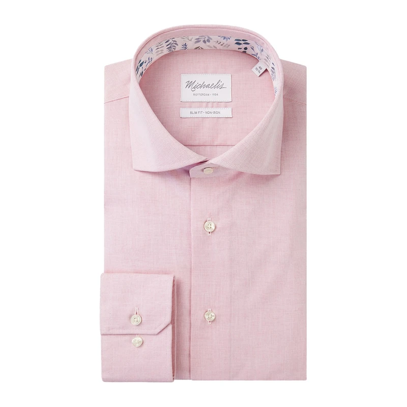 Heren Overhemd PMVH10001E Michaelis ROZE