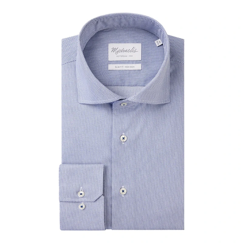 Heren Overhemd PMVH10014A Michaelis NAVY